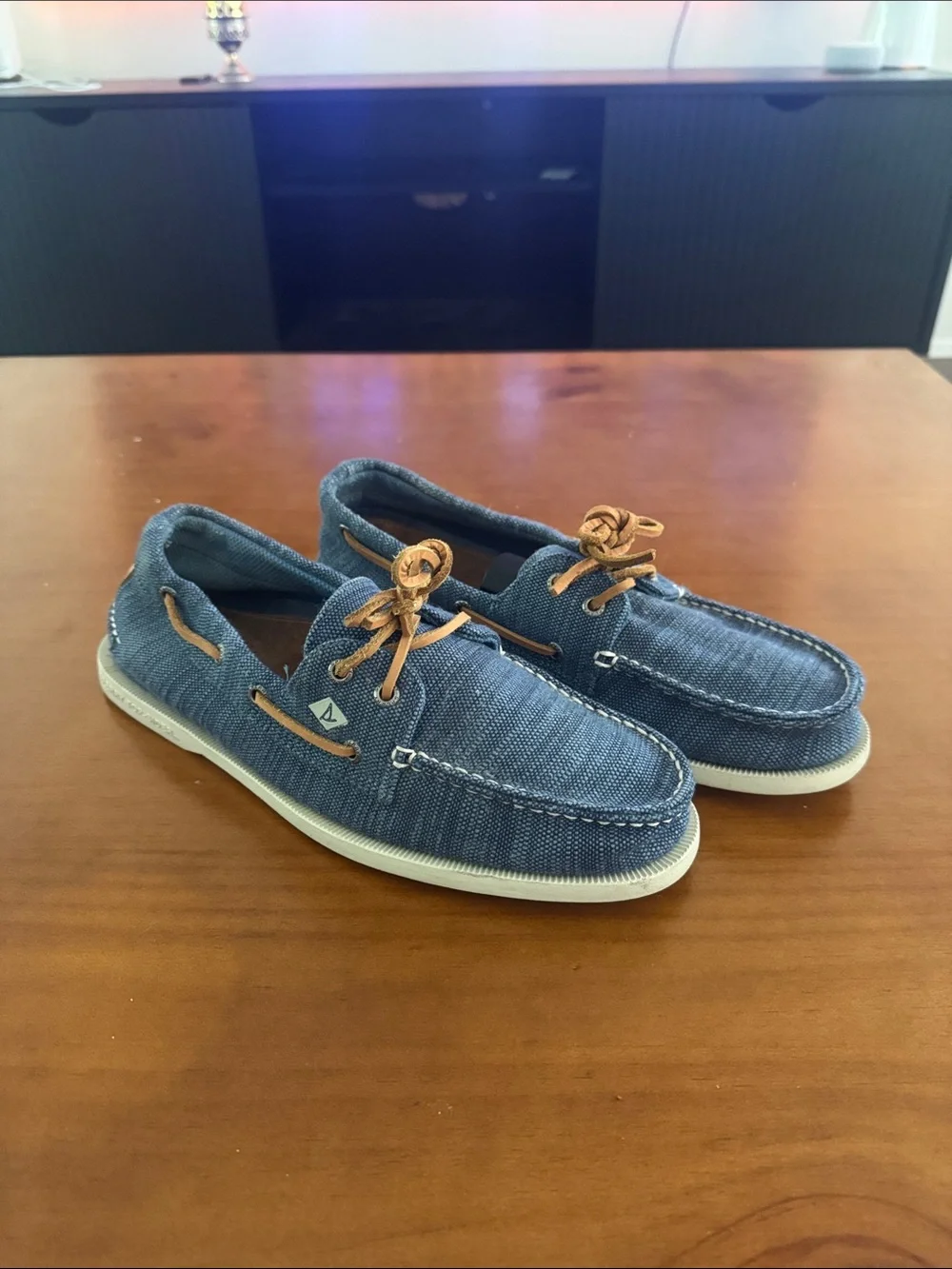 Men’s Baja Canvas Boat Shoes Size 11.5